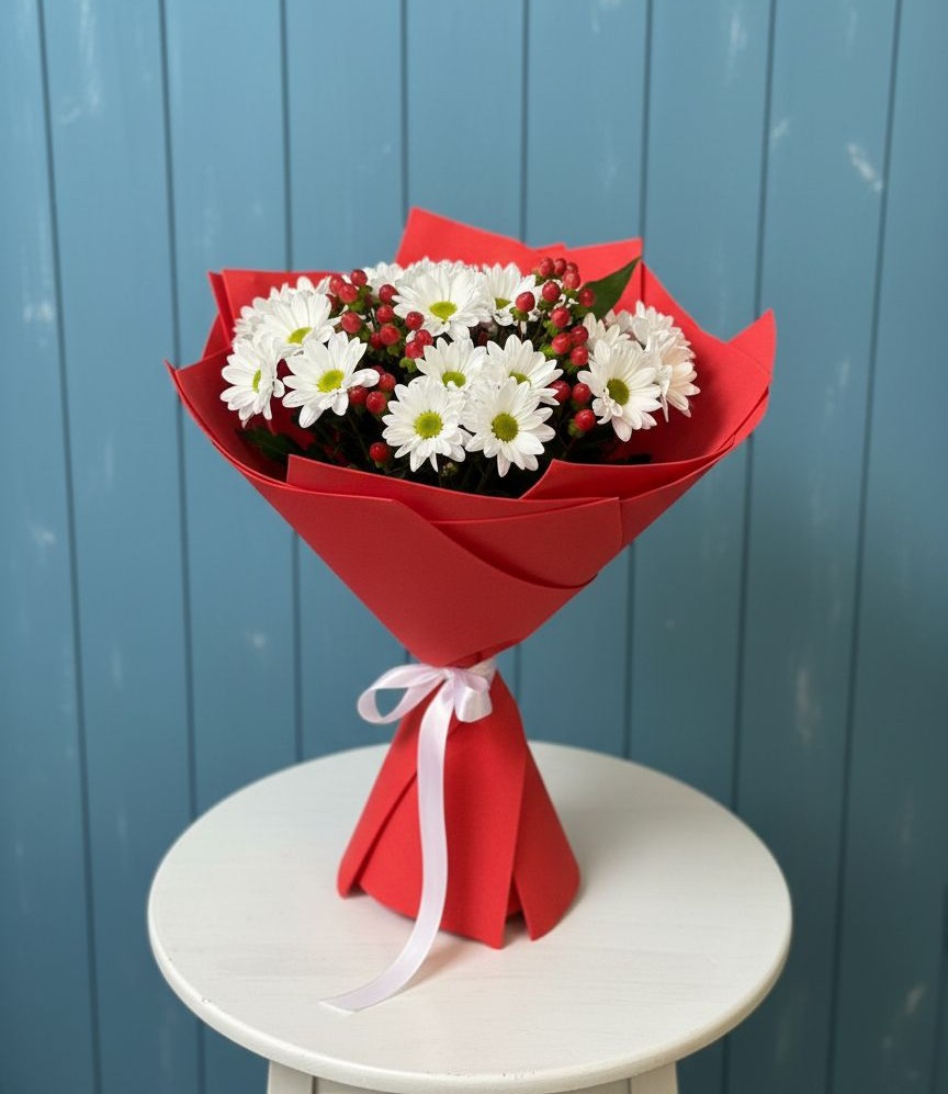 Букет цветов из: Хризантемы в Ступино