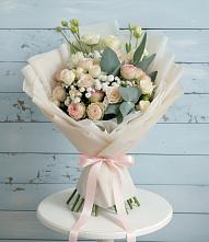 Букет цветов из:  Розы и Лизиантусы #REPLACE_PRED# Ступино