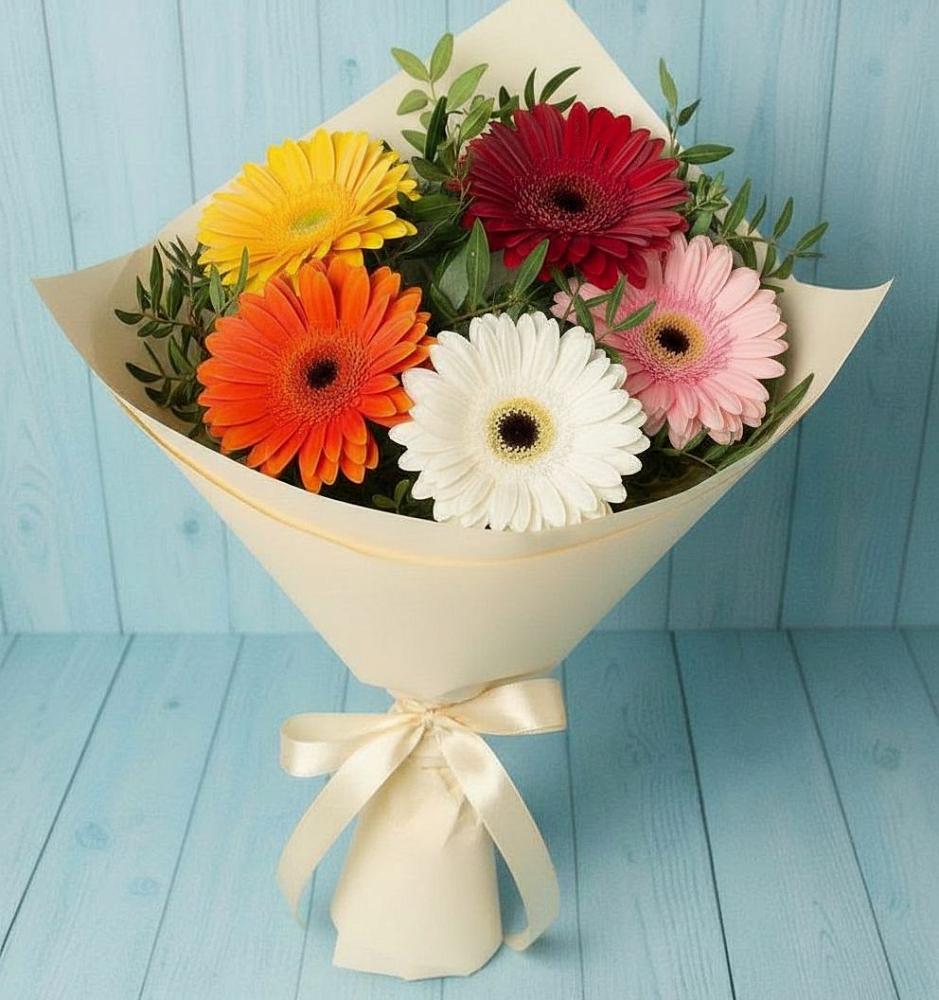 Букет цветов из: Герберы в Ступино
