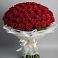 Букет 101 Красная роза Блэк Мэджик в Ступино