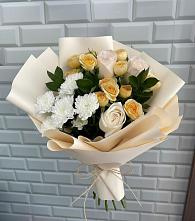 Букет цветов из:  Розы и Хризантемы в Ступино