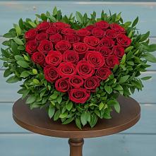 Цветочная композиция из Розы в виде сердца #REPLACE_PRED# Ступино