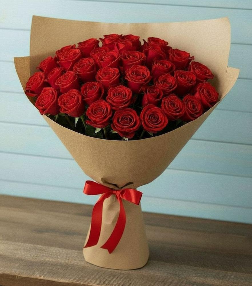 Букет Красные розы Милано в Ступино