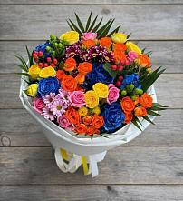 Букет цветов из:  Розы и Хризантемы в Ступино