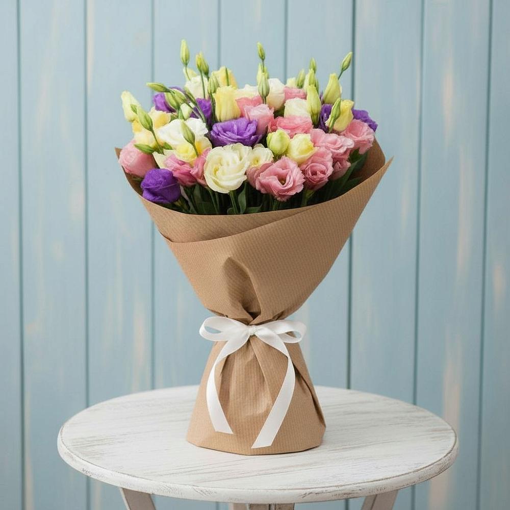 Букет цветов из: Лизиантусы в Ступино