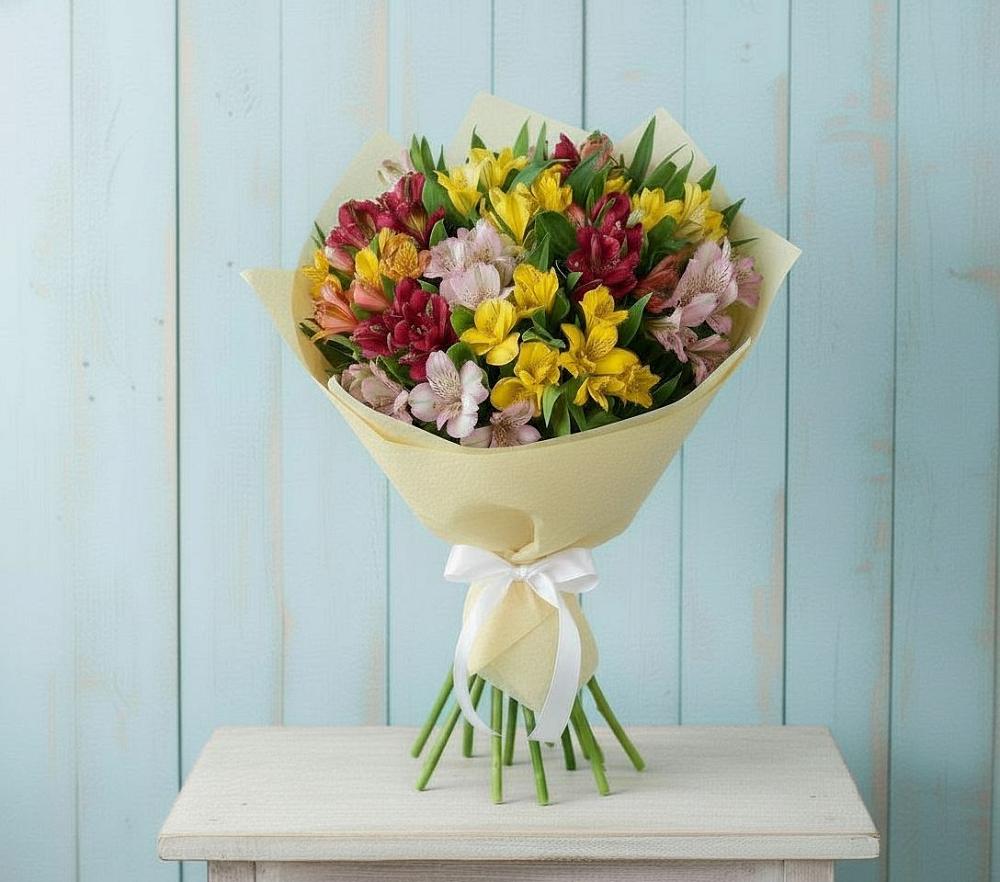 Букет цветов из: Альстромерии в Ступино