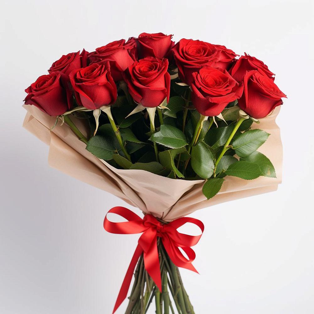 Букет 11 Красных роз Эдлесс Лав в Ступино
