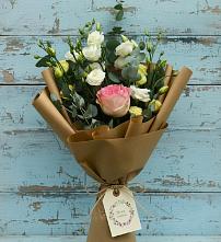 Букет цветов из:  Розы и Лизиантусы в Ступино