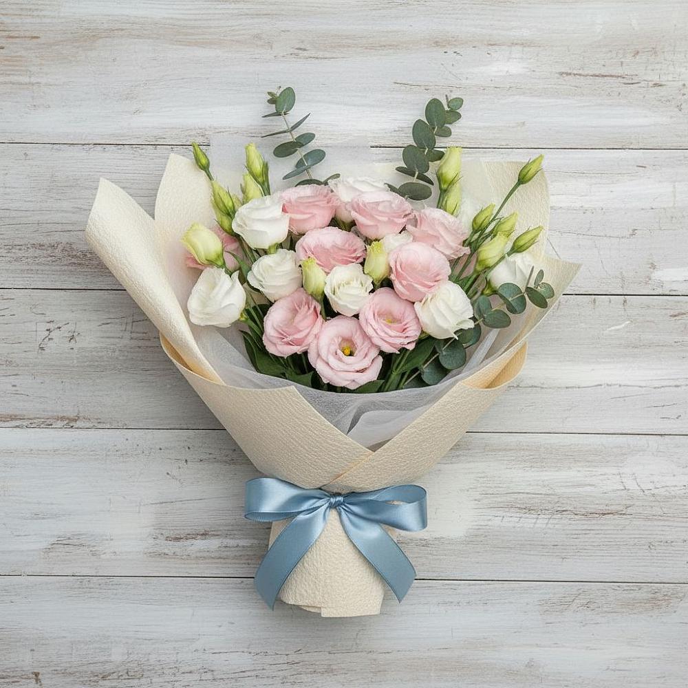 Букет цветов из: Лизиантусы в Ступино